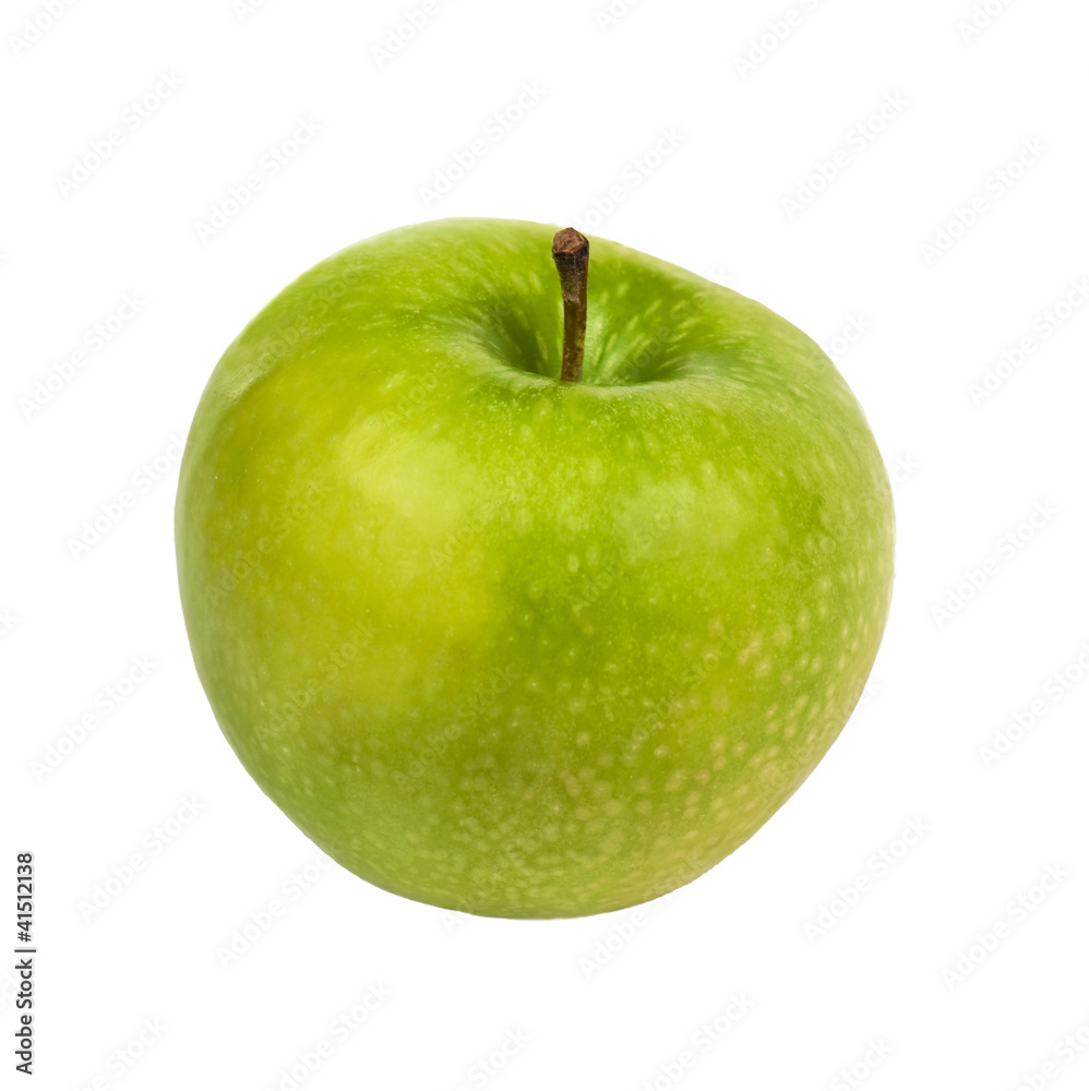 fresh green apple isolated on white fresh green apple isolated on white