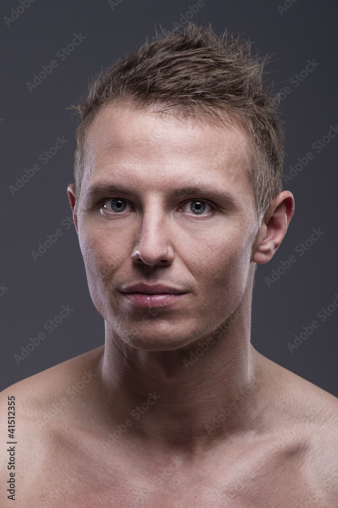 Fototapeta premium attractive man close up portrait