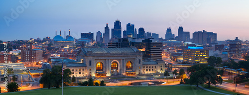 Kansas City skyline panorama. photo