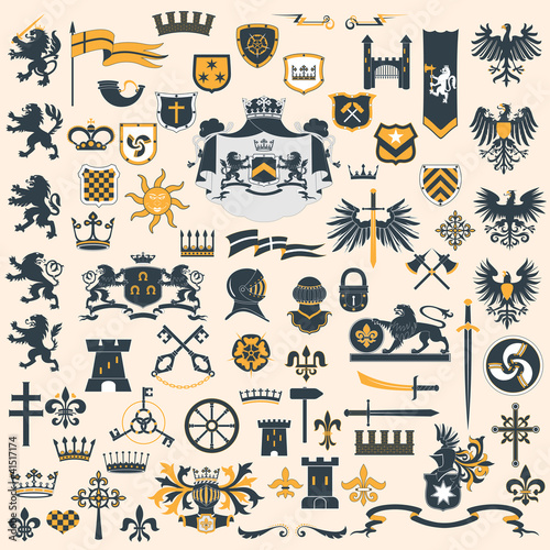Heraldic Design Elements
