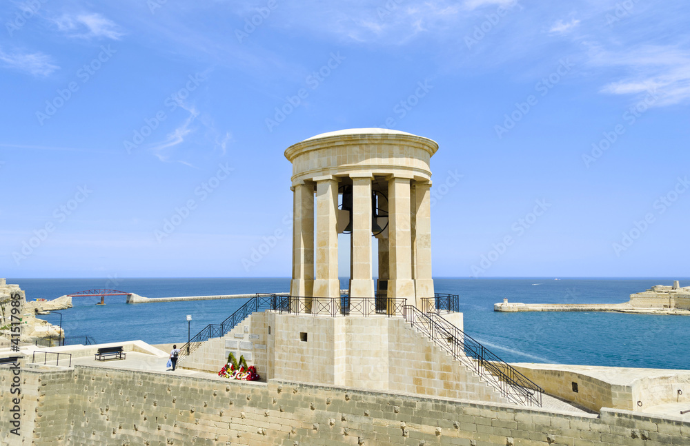 Siege Bell War Memorial in Valletta