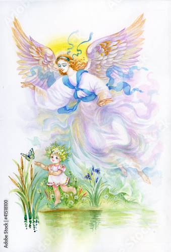 Watercolor Angel