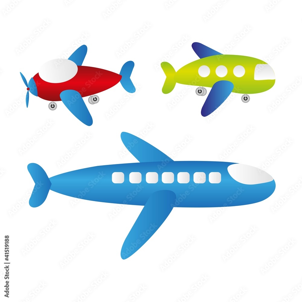 set of cartoons of planes set of cartoons of planes