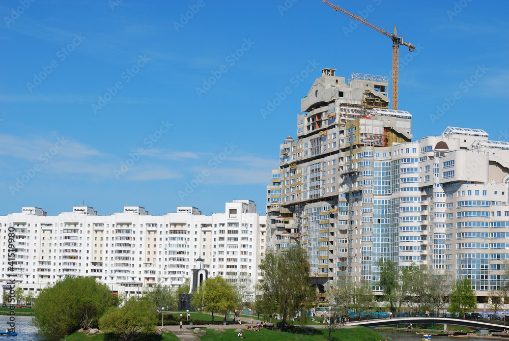 City landscape of Minsk