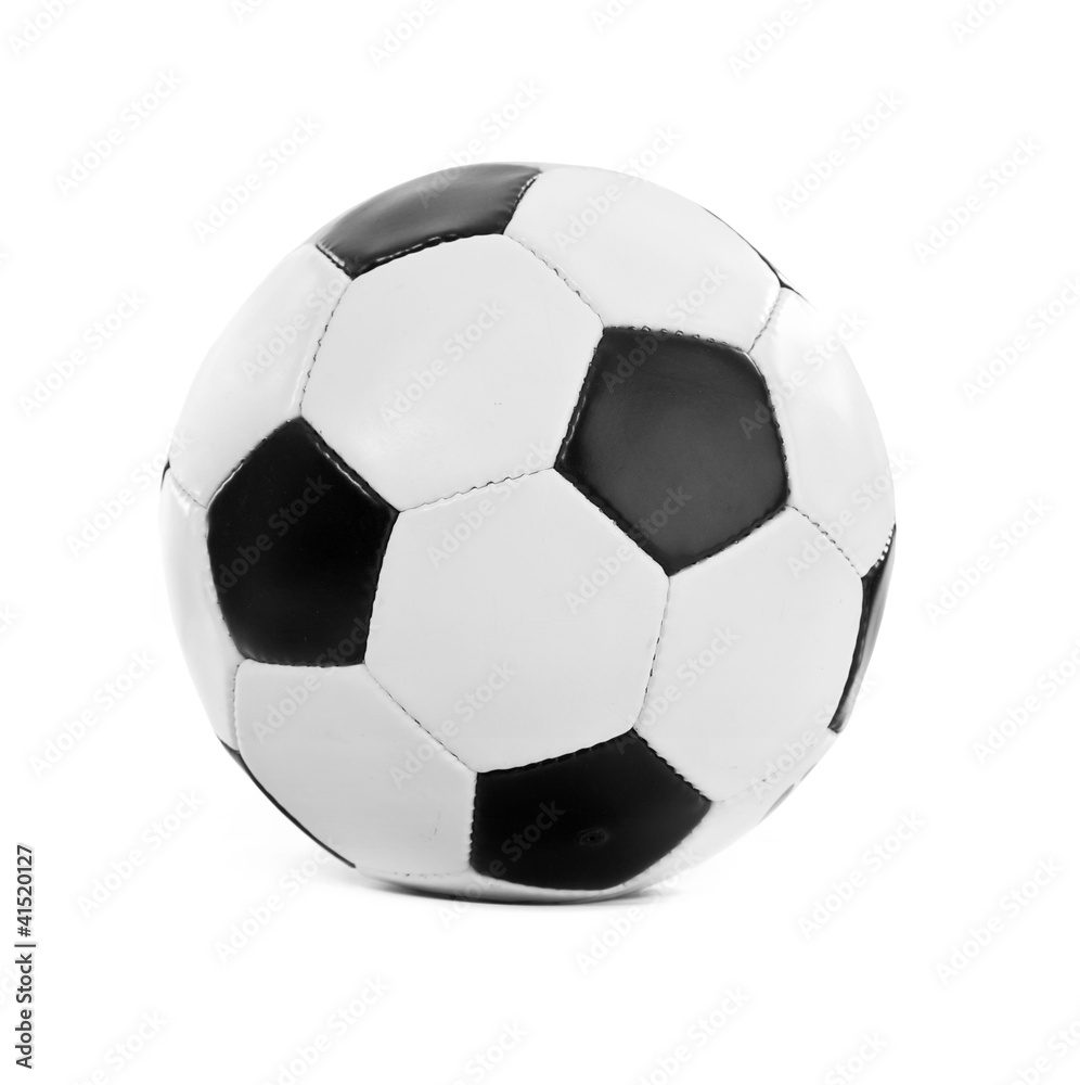 Football ball isolated on a white background. Soccer ball Football ball isolated on a white background. Soccer ball