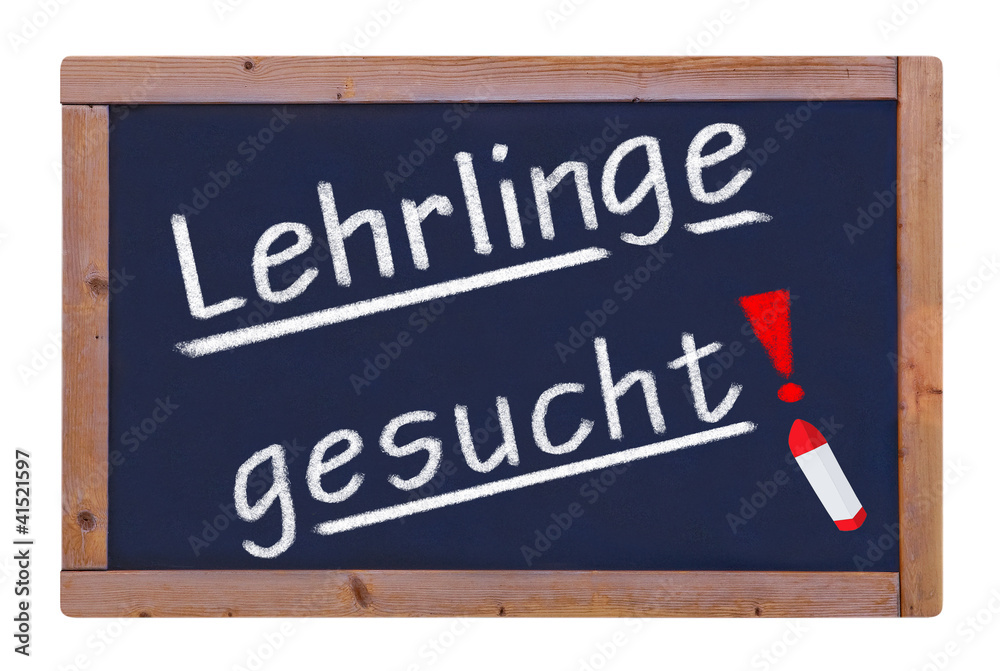 Fototapeta premium Lehrlinge gesucht #120514-003