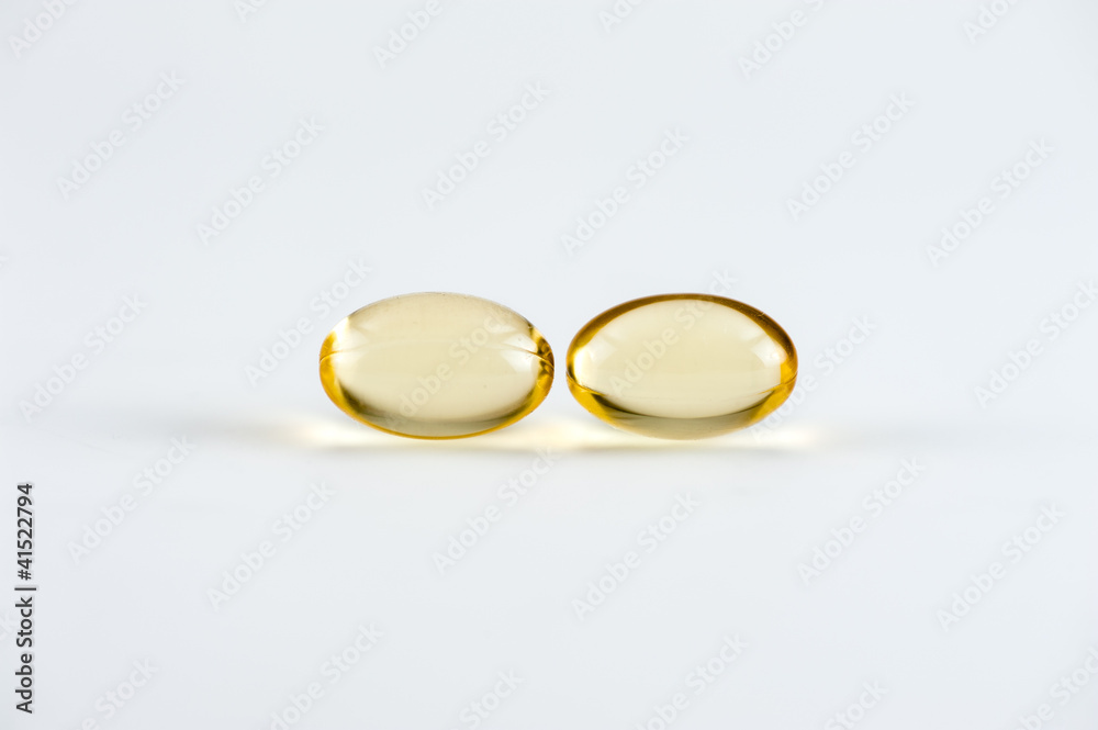 Two Omega-3 Capsules Two Omega-3 Capsules