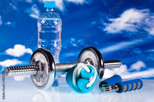 fitness gear and water