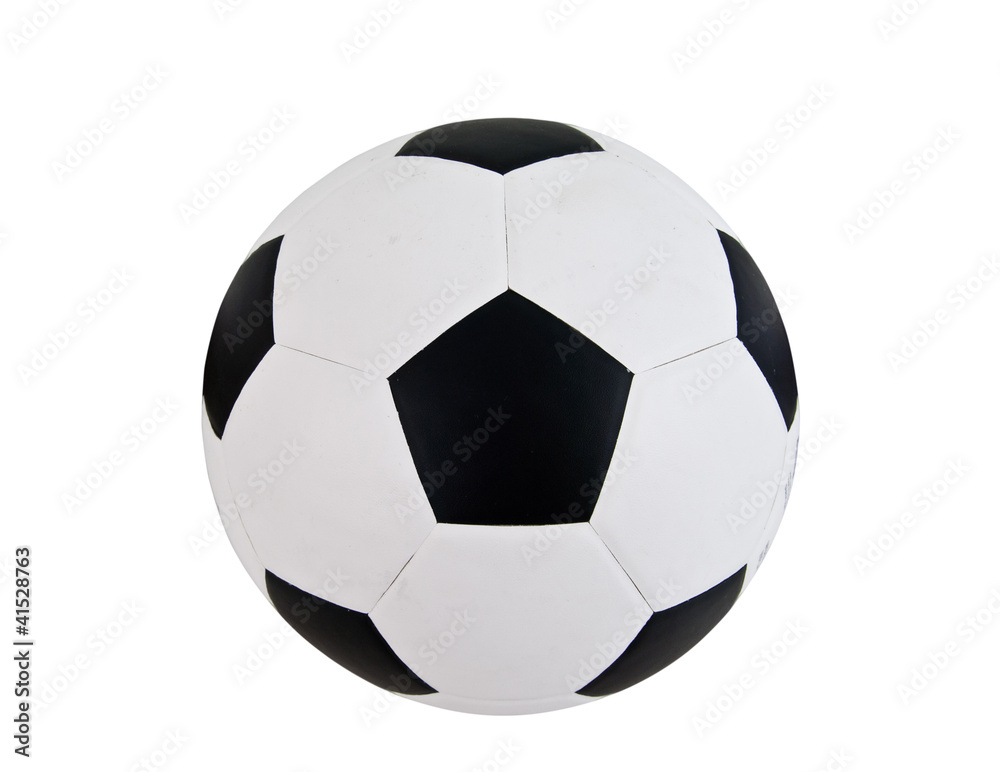 Fototapeta premium Soccer or football isolated on white with clipping path