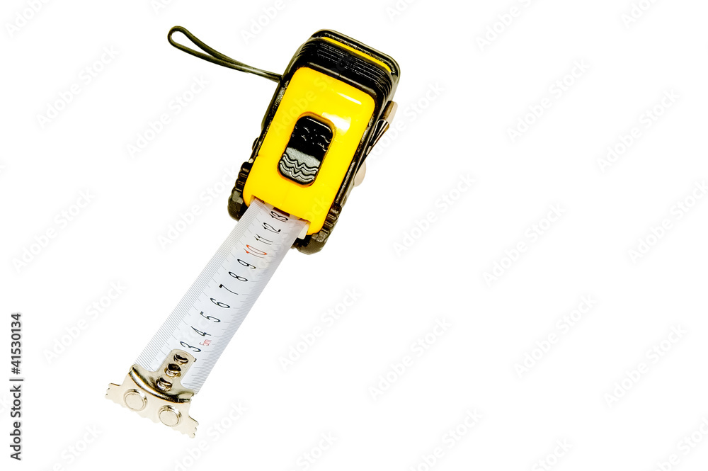 Yellow mechanical measure tool Yellow mechanical measure tool