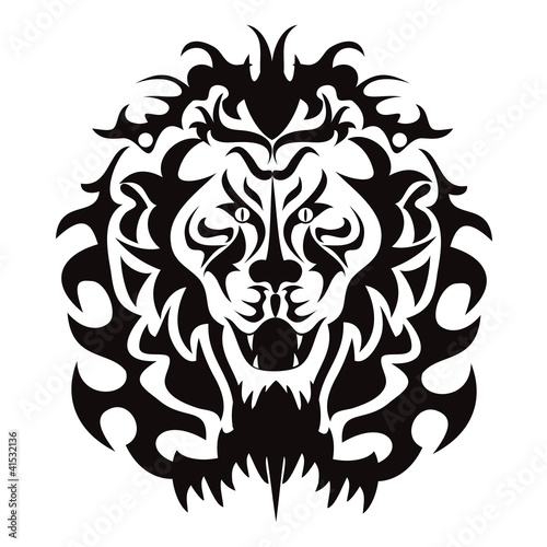 Fototapeta Naklejka Na Ścianę i Meble -  Lion Head Graphic