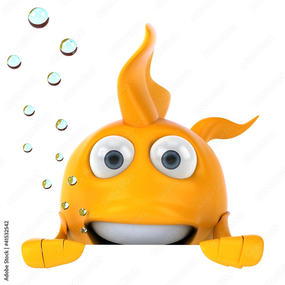 Fototapeta premium Poisson rouge