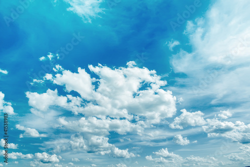Spring Blue sky with clouds © ArtushFoto