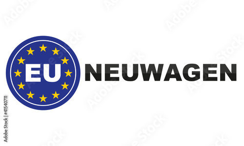 EU Neuwagen Zeichen