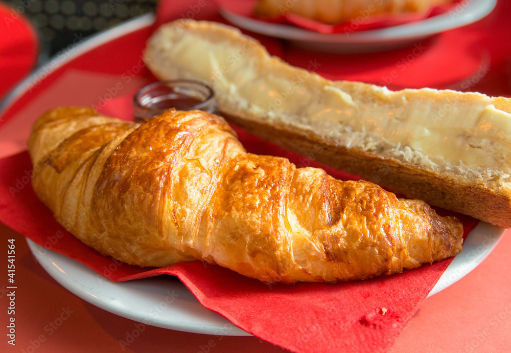 fresh croissant