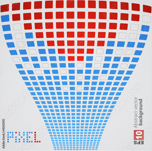 Pixel art. Vector background