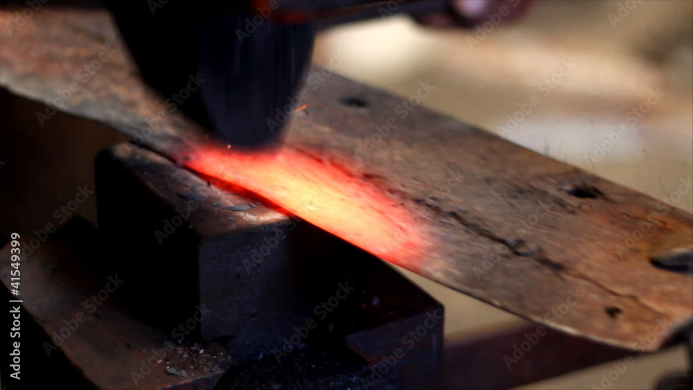 Blacksmith at work Blacksmith at work