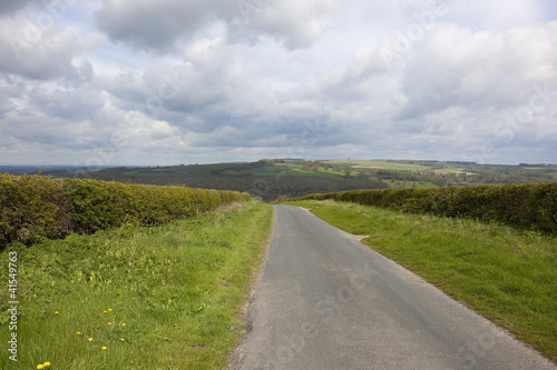 country road in yorkshire