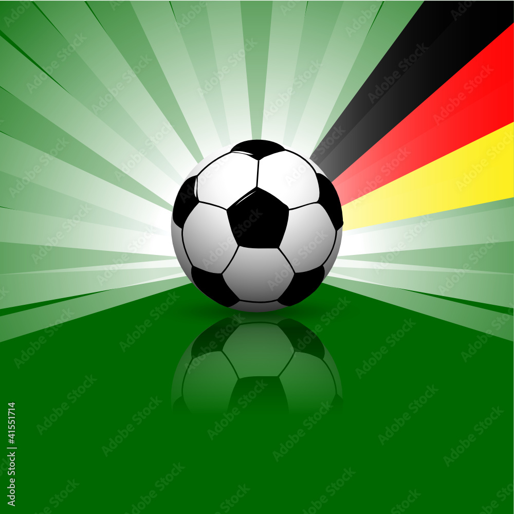 Naklejka premium fussball