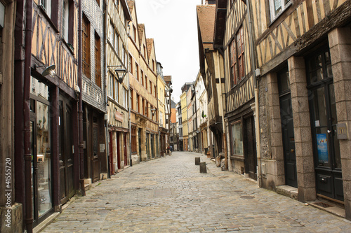 Old street in the Rouen