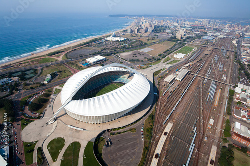 aerial view of durban city, south africa #41560764
