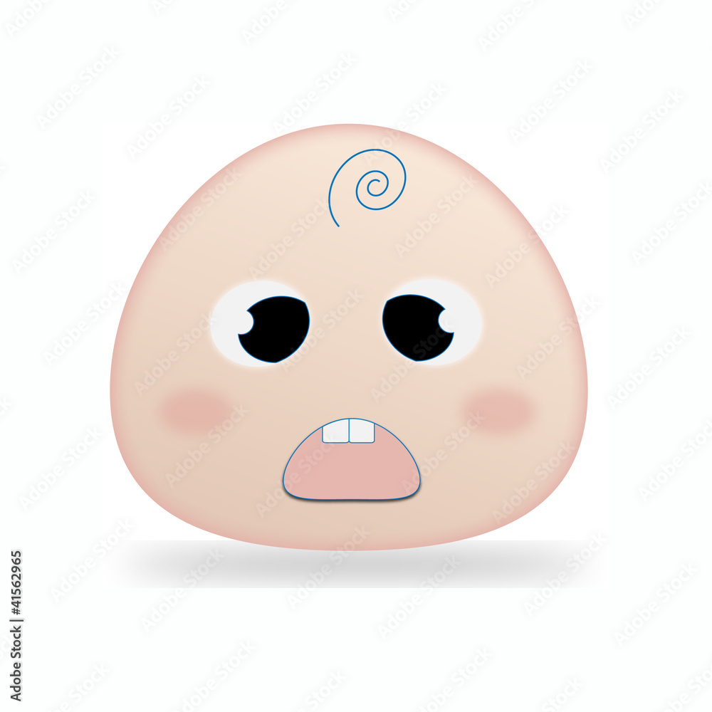 Surprised baby face Surprised baby face