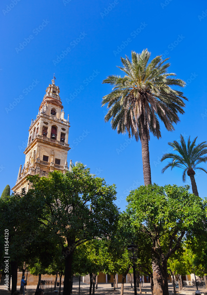 Mezquita Mosque Cathedral tower - Cordoba Spain