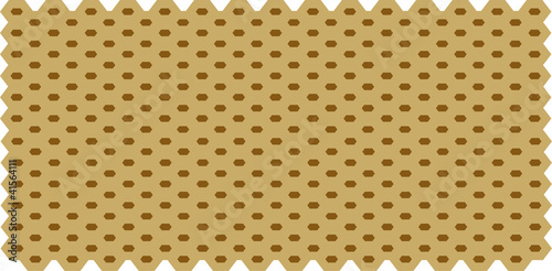 Brown Hexagon Abstract background