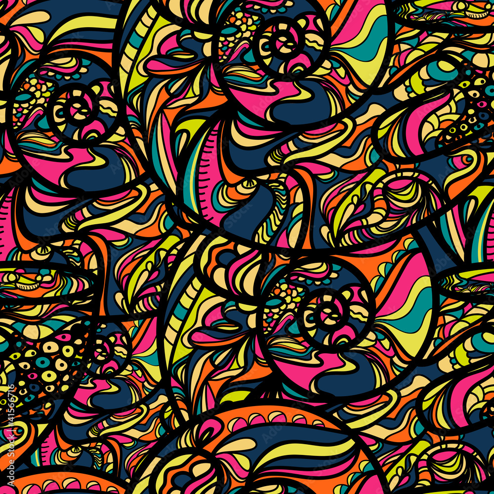 Seamless seashell pattern Seamless seashell pattern