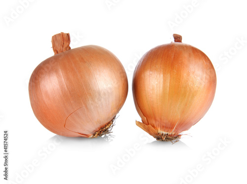 Onions, isolated on white