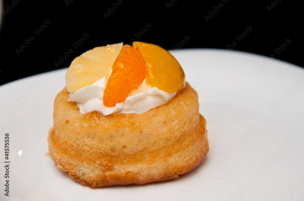 cake with cream cake with cream