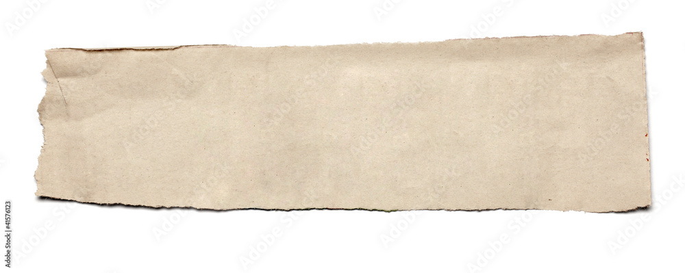 Obraz premium white news paper ripped message background