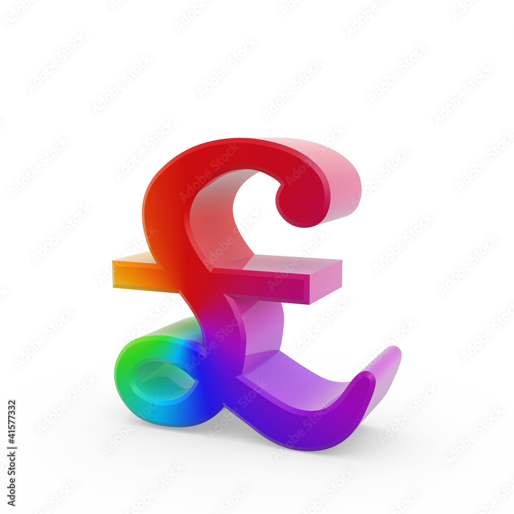 rainbow pound symbol rainbow pound symbol