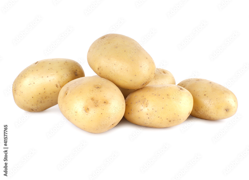 Fresh Potato isolated on white background Fresh Potato isolated on white background