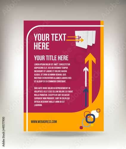 Vector flyer design