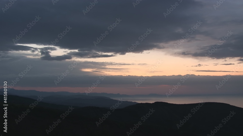 A Cloud time-lapse in the Sunrise. A Cloud time-lapse in the Sunrise.