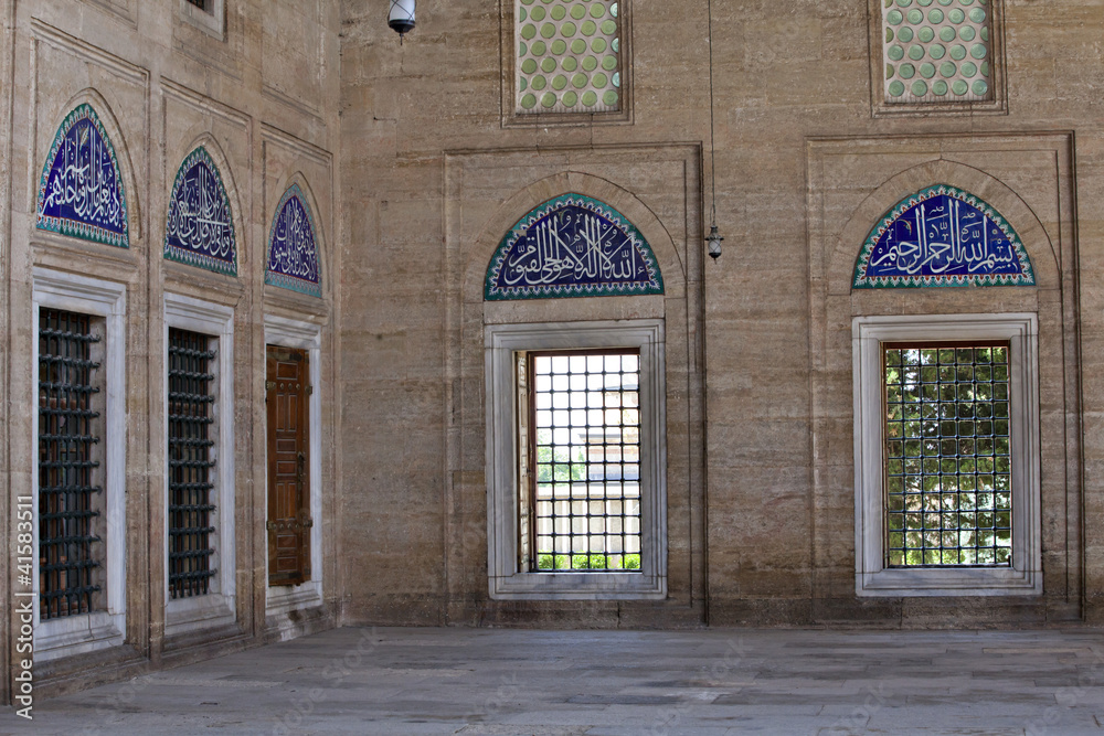 Iznik Tiles in Selimiye Mosque
