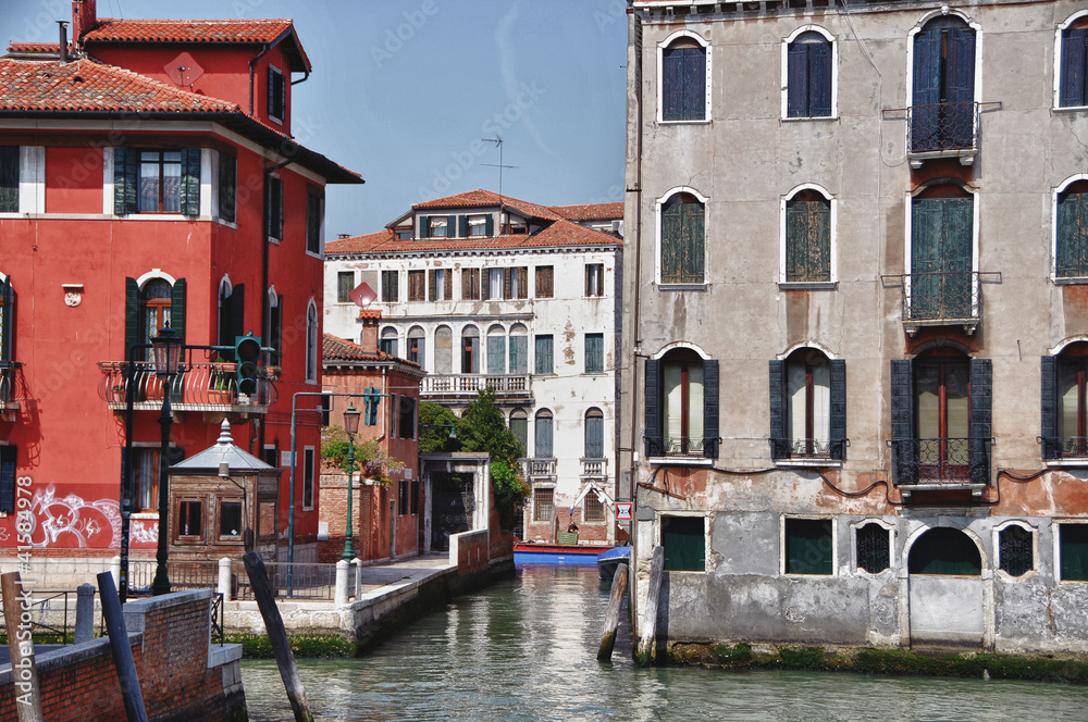 Fototapeta Typical scenes of Venice