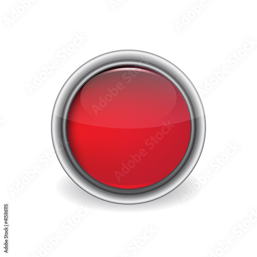 Free Download Vector shiny red button - GFXLoad