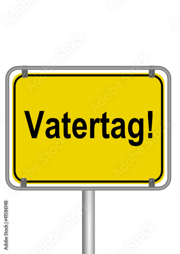 Schild Vatertag