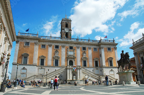 Piazza del Campidoglio e Statua di Marco Aurelio, Roma