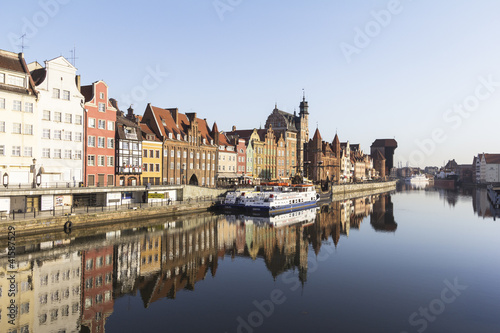 Gdańsk, the waterfront Motława