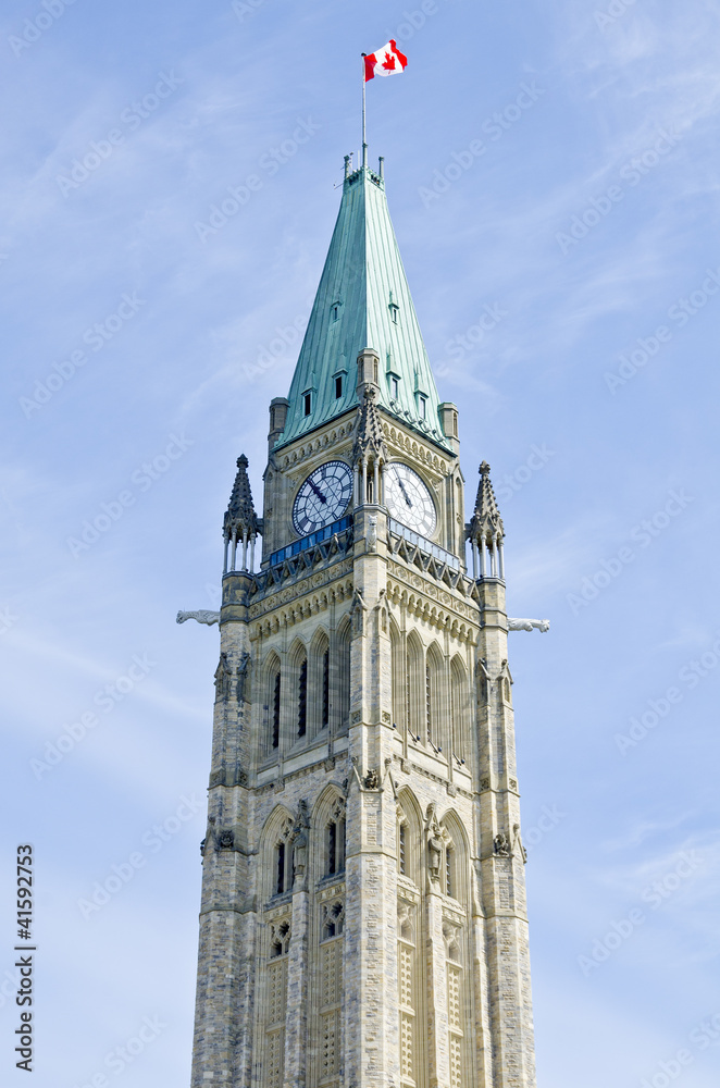 Peace Tower Parliament Building Ottawa Canada