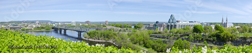 Panorama Seen from Parliament Hill Ottawa Canada