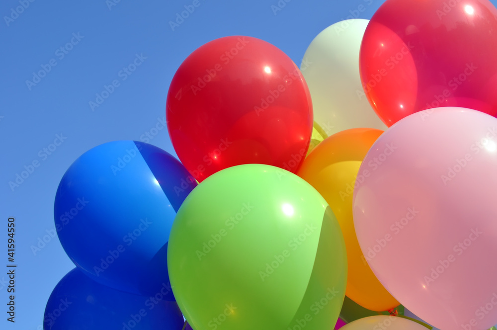 multicolored balloons multicolored balloons