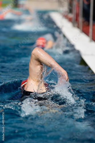 Schwimmer im Wettkampf