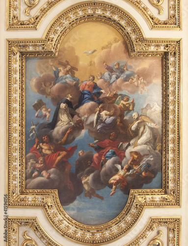 Florence - Couvent San Marco (plafond de l'église)