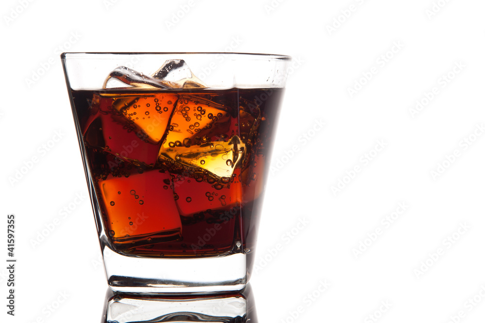 glass of cola glass of cola