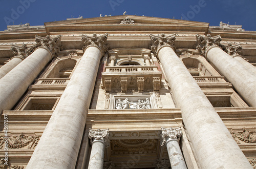 Rome - facade of st. Peter s basilica