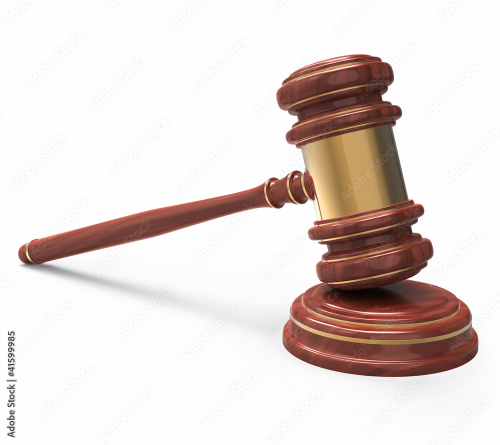 wooden Judge gavel isolated on white background with clipping pa wooden Judge gavel isolated on white background with clipping pa